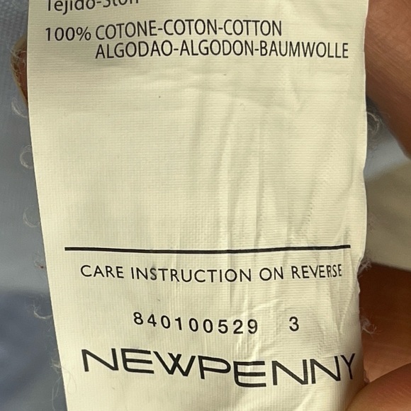 NEWPENNY PENNYBLACK Dress Size 2 Blue Button Up Oxford - Picture 12 of 13